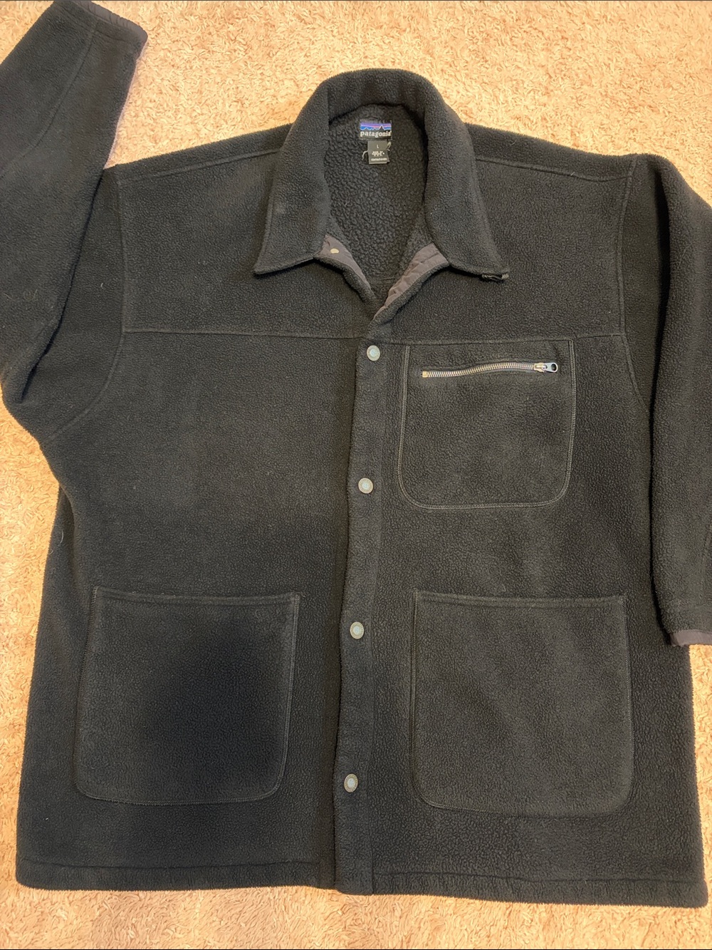 Vintage 1993 Patagonia Synchilla Shearling Jacket Made in USA Archival Gorpcore